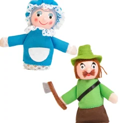 EUREKAKIDS Marionetas de dedo de la caperucita roja 11cm