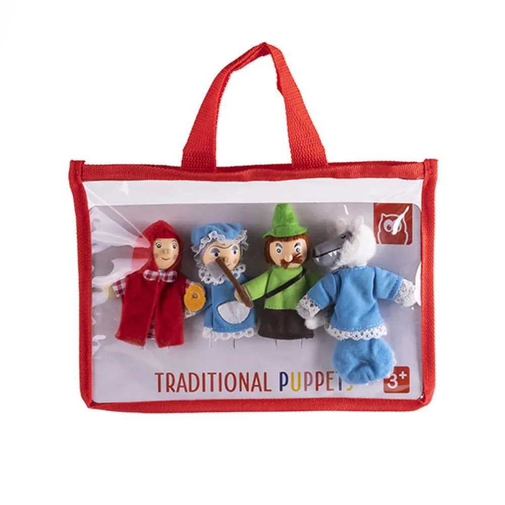 EUREKAKIDS Marionetas de dedo de la caperucita roja 11cm