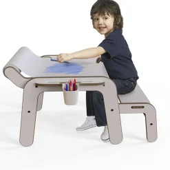 MAMATOYZ Mesa de madera tamaño estándar