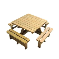 MASGAMES Mesa de picnic cuadrada - BALTIC