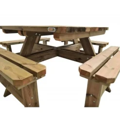 MASGAMES Mesa de picnic cuadrada - BALTIC