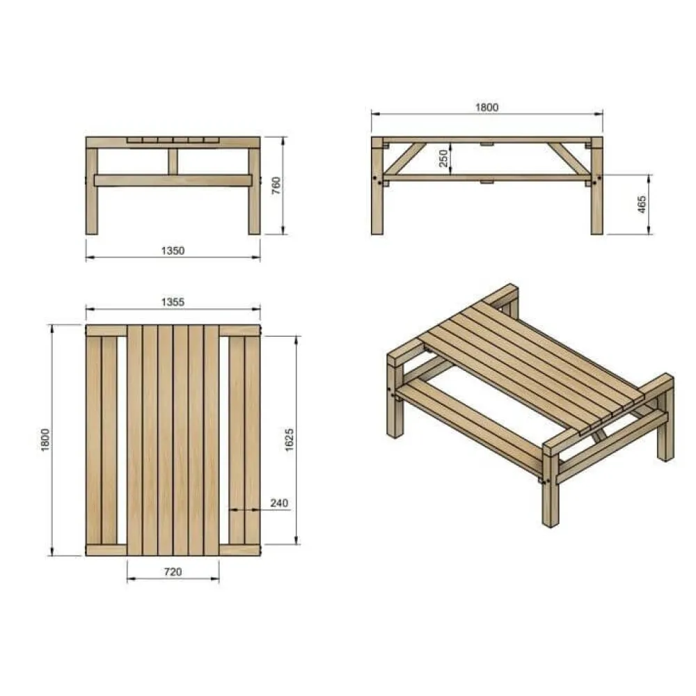 MASGAMES Mesa de Picnic- Tokio