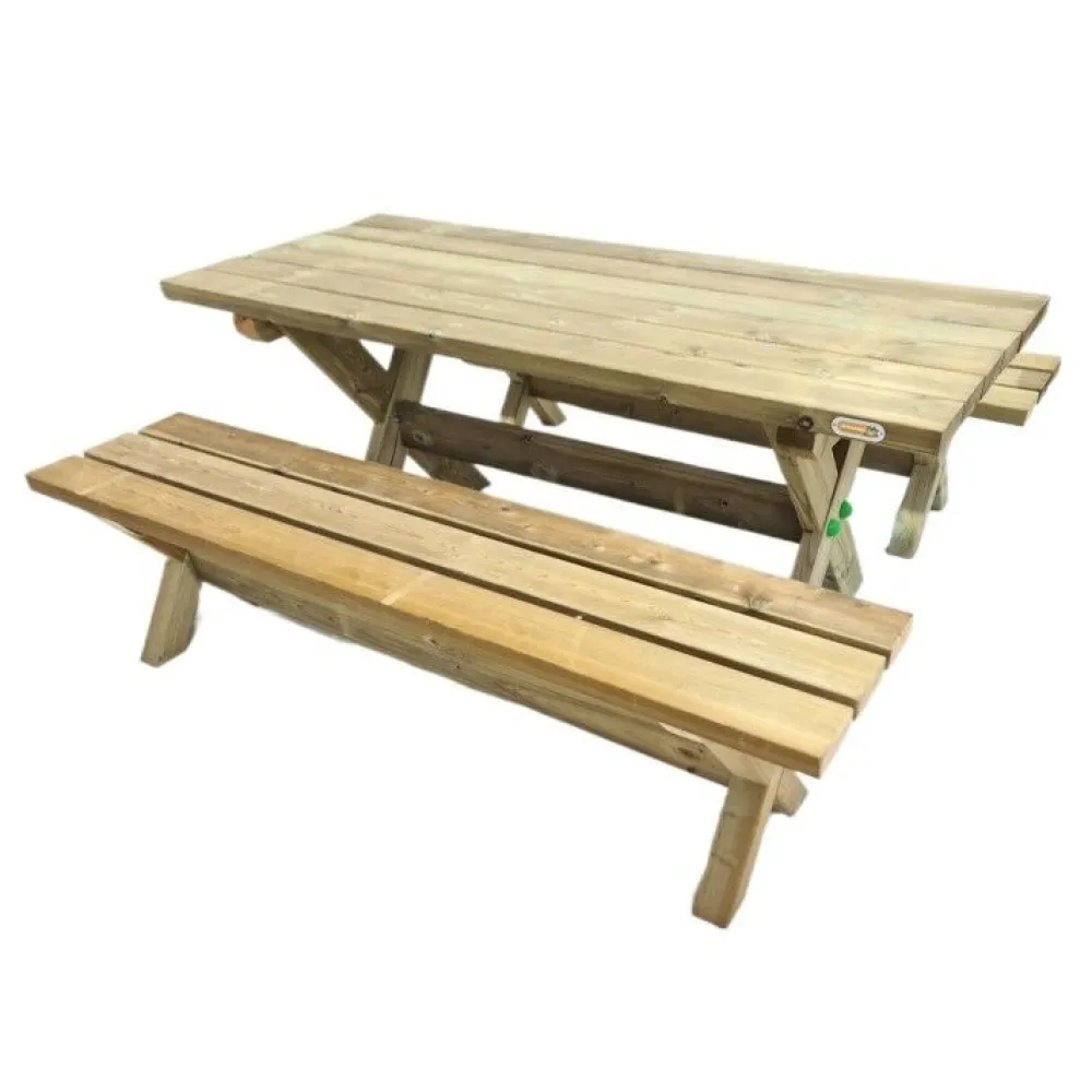 MASGAMES Mesa de Picnic Xerta 180cm Madera Sin Print