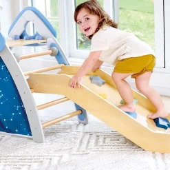 HAPE Mi Primer Centro de Escalada y Tobogán 4 en 1 – Rocket
