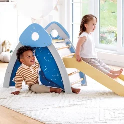 HAPE Mi Primer Centro de Escalada y Tobogán 4 en 1 – Rocket