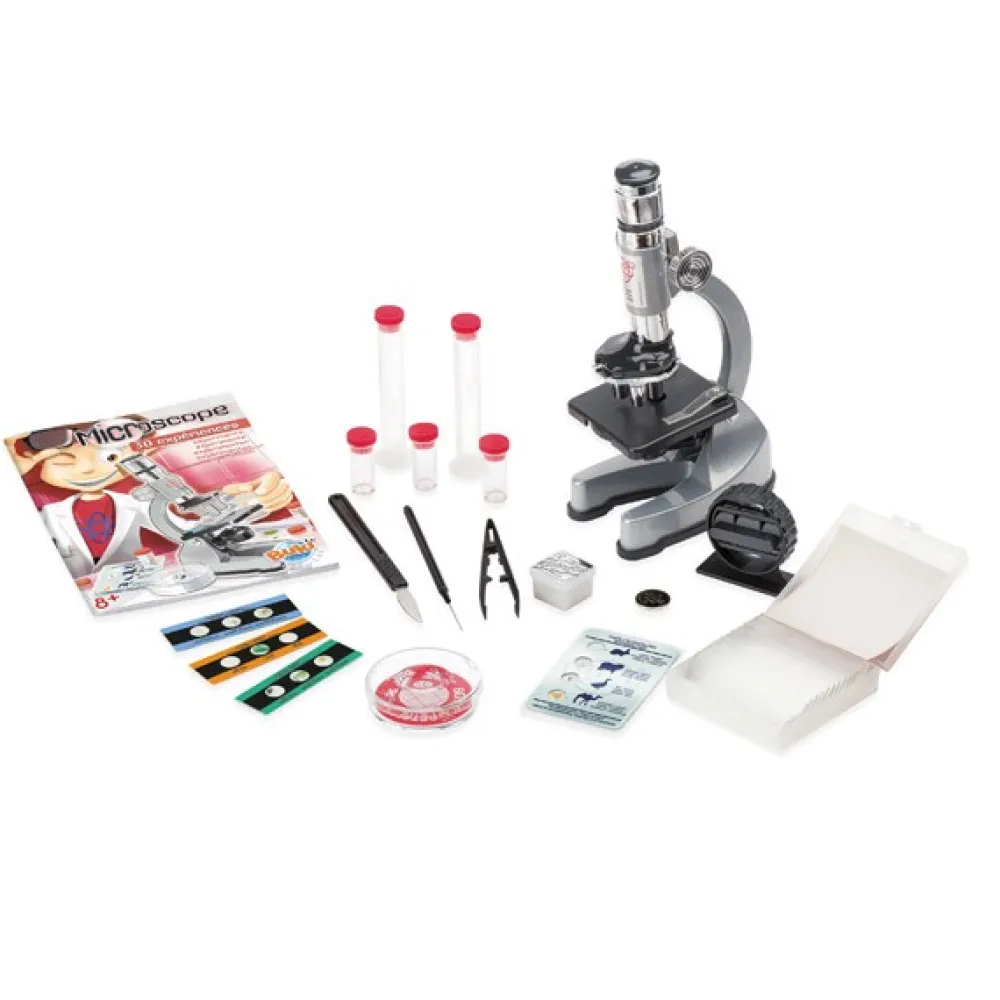 BUKI Microscopio con 30 experimentos