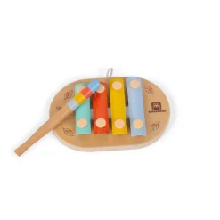 EUREKAKIDS Mini xilófono de madera - 4 teclas