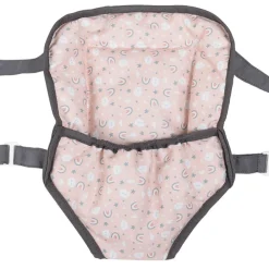 EUREKAKIDS Mochila portabebés de tela con asas regulables Rainbow