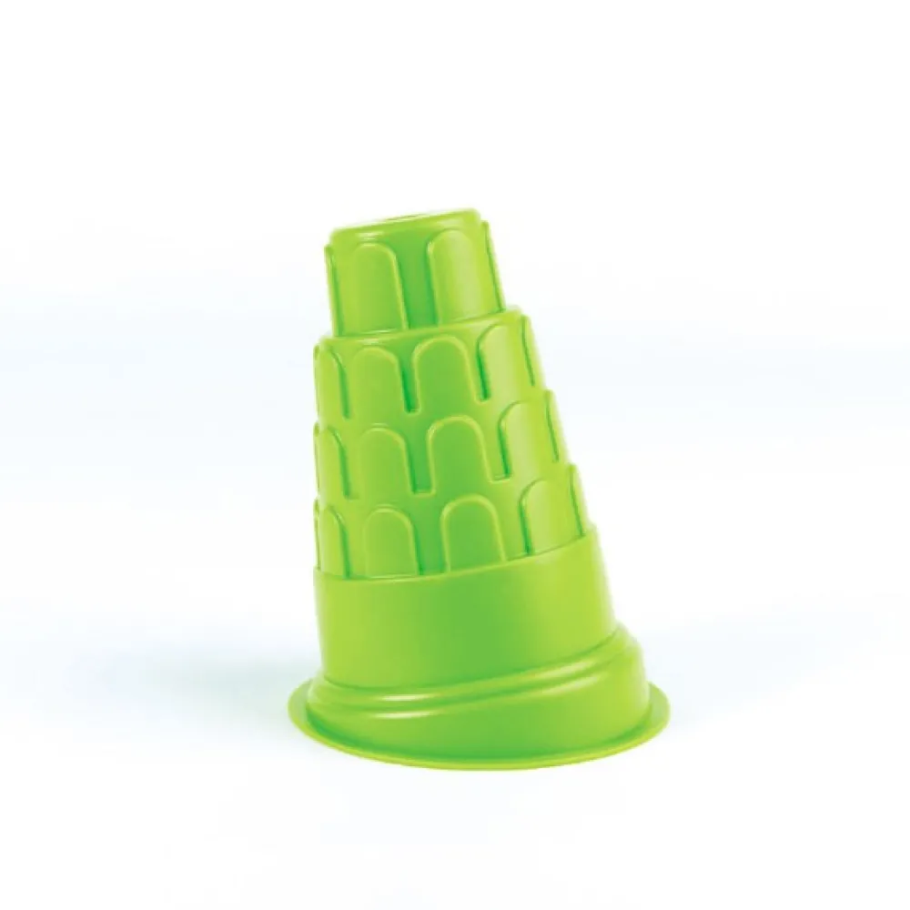 HAPE Molde Torre de Pisa verde para arena