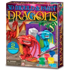 4M Moldea y pinta dragones en 3D