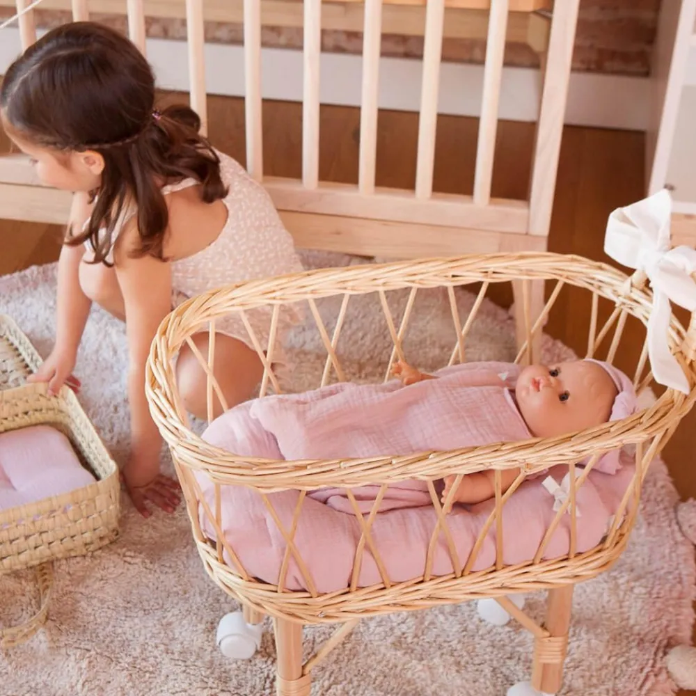 WOOKIDS Muñeca Charlotte Bobble - Rosa 36 cm