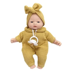 WOOKIDS Muñeca Nina Bobble - Mostaza 26 cm