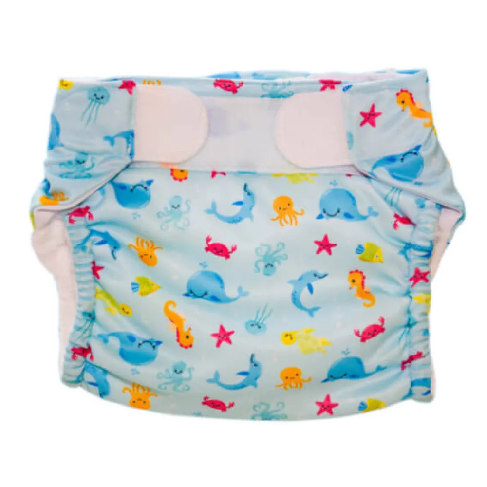 FREDS SWIM ACADEMY Pañal reutilizable Swim Nappy color azul Talla 2