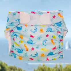 FREDS SWIM ACADEMY Pañal reutilizable Swim Nappy color azul Talla 2