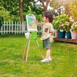 HAPE Paleta artística de madera con 6 pinceles