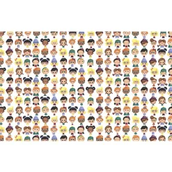 EUREKAKIDS Papel de regalo niños del mundo