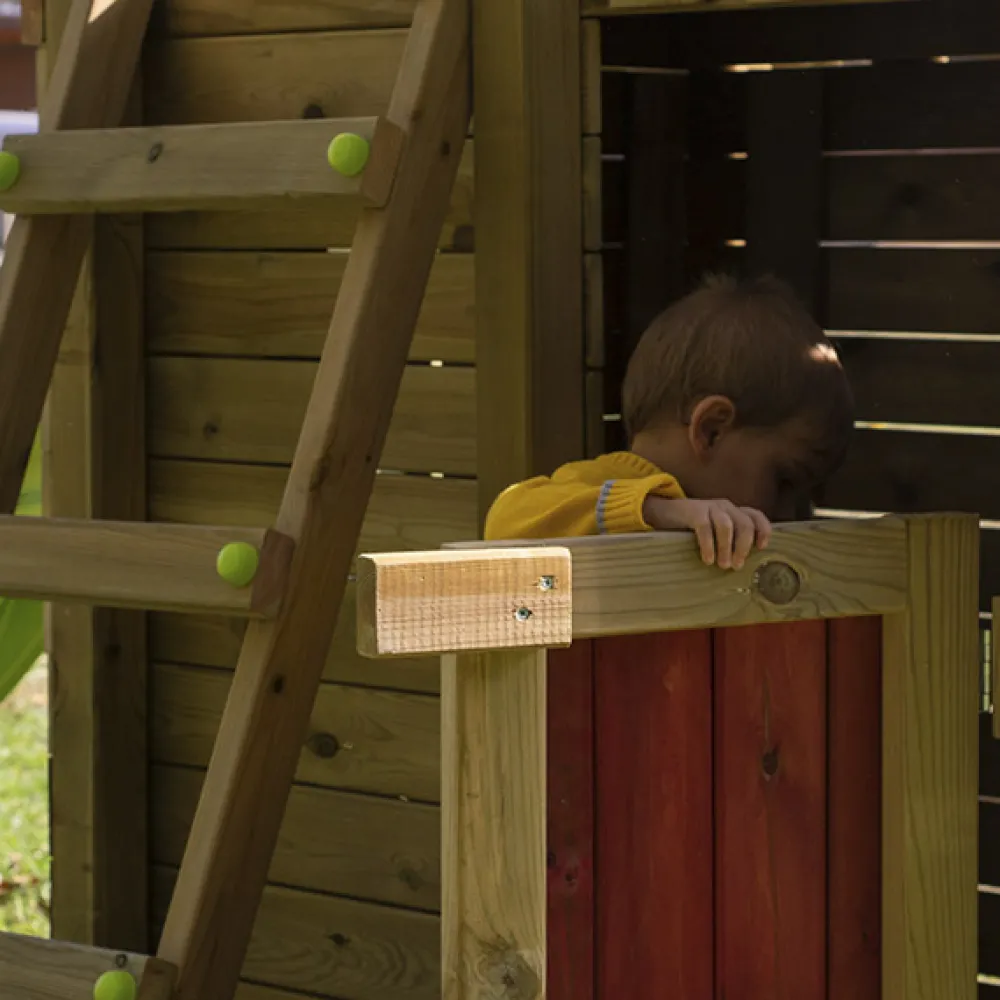 MASGAMES Parque Canigo caseta y columpio doble