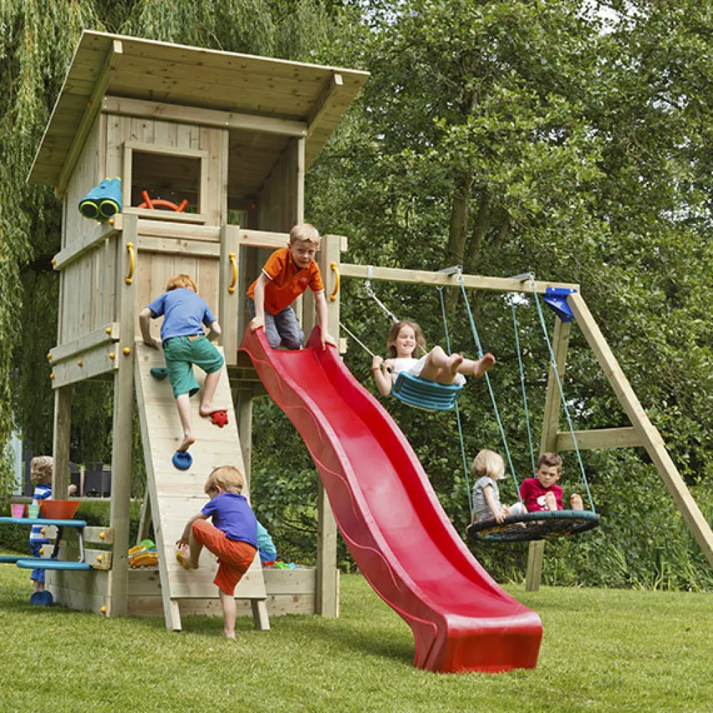 MASGAMES Parque infantil Beach Hut XL 2 columpios