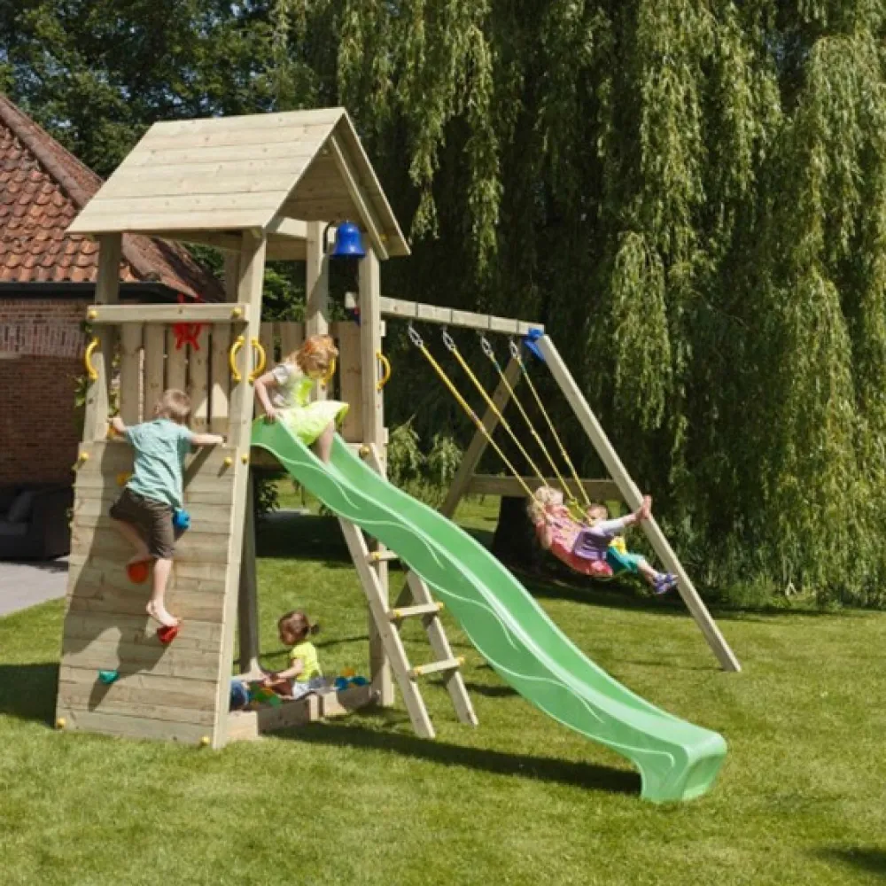 MASGAMES Parque Infantil Belvedere XL 2 columpios