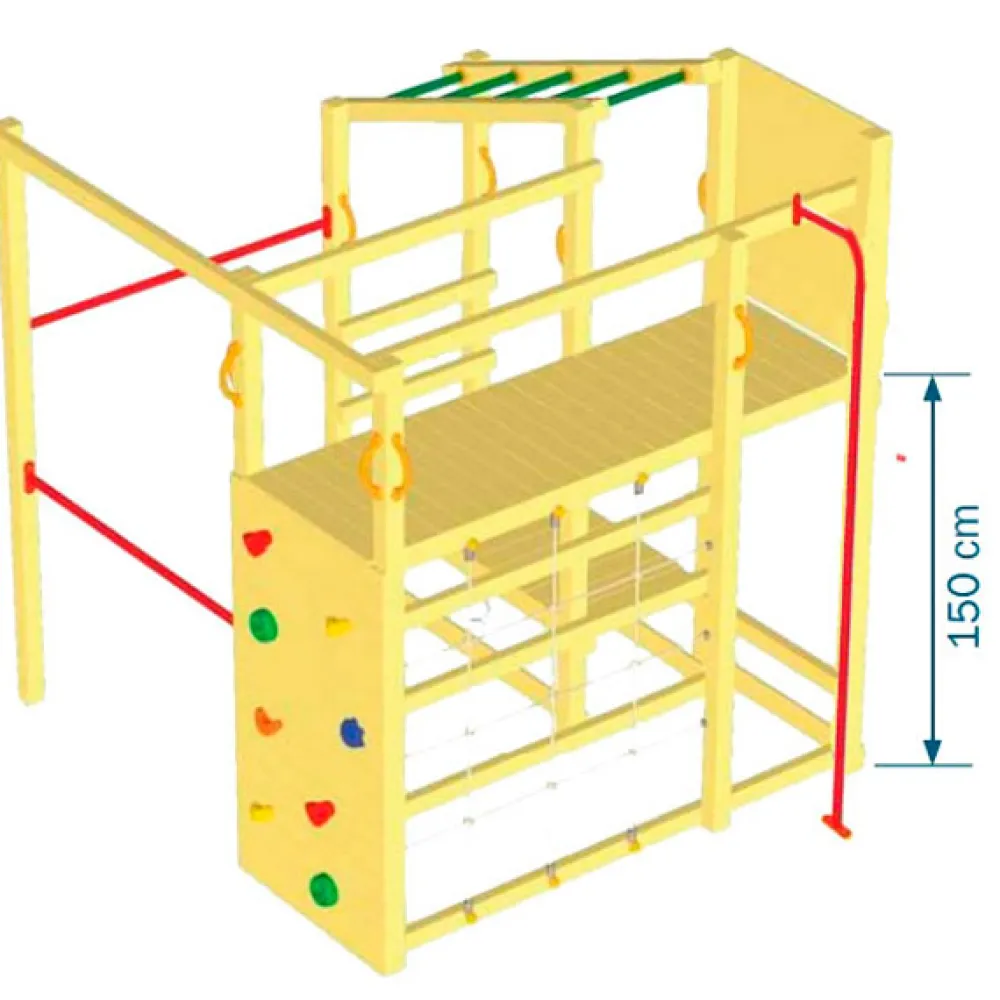 MASGAMES Parque infantil Crossfit Barra Bombero