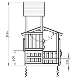 MASGAMES Parque infantil Mini Look Out S