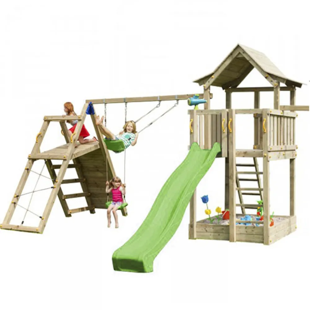 MASGAMES Parque infantil Pagoda con Columpio Doble