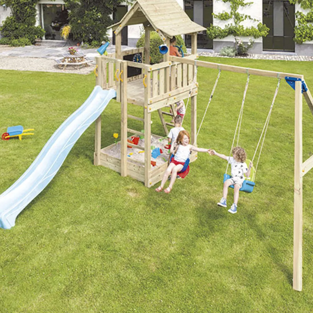 MASGAMES Parque infantil Pagoda XL con columpio