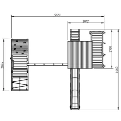 MASGAMES Parque infantil Penthouse XL con Challenger