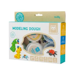 EUREKAKIDS Pasta de modelar de 6 colores