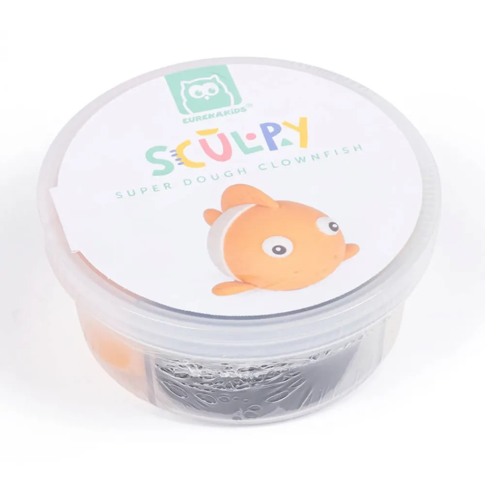 EUREKAKIDS Pasta de modelar para principiantes - Pez Payaso