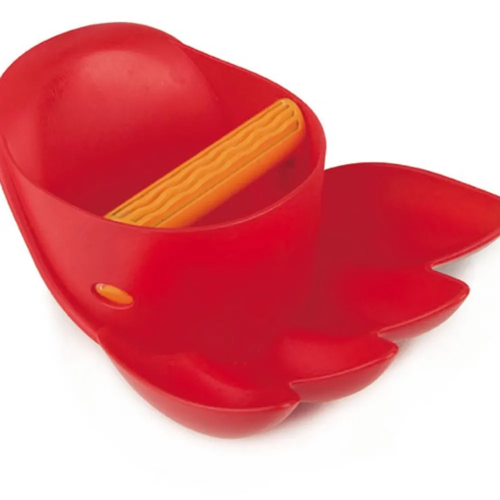 HAPE Pata excavadora gigante roja playa