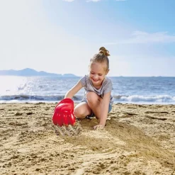 HAPE Pata excavadora gigante roja playa