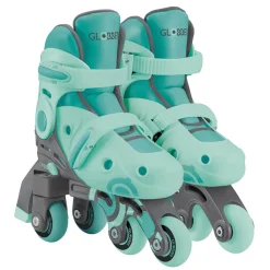 GLOBBER Patines evolutivos 2 en 1 para patinar en linea - Talla 30-33 color menta