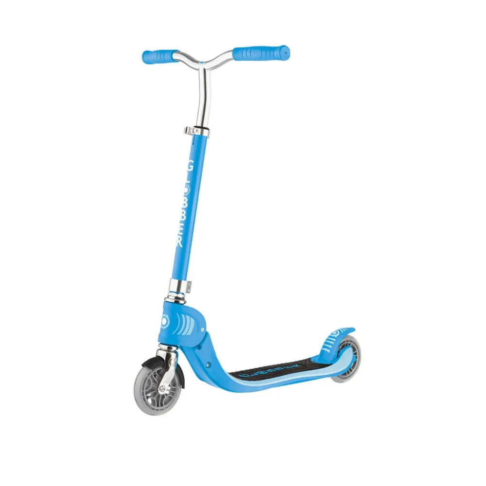 GLOBBER Patinete ajustable y plegable de 2 ruedas - Flow Foldable 125 Sky Blue