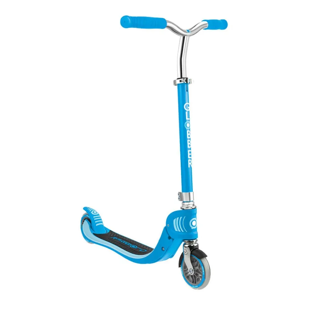 GLOBBER Patinete ajustable y plegable de 2 ruedas - Flow Foldable 125 Sky Blue