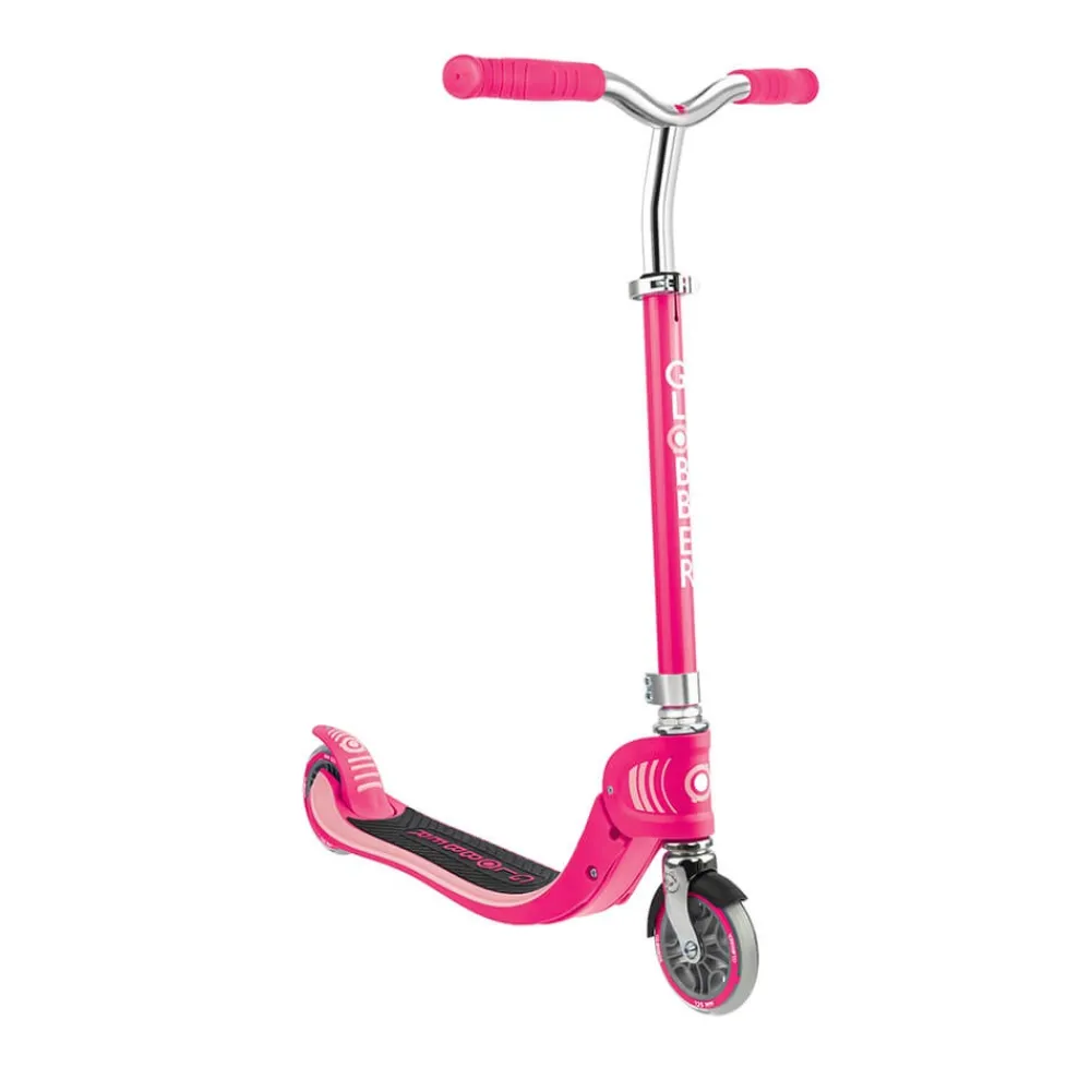 GLOBBER Patinete ajustable y plegable de 2 ruedas - Flow Foldable 125 Fuchsia