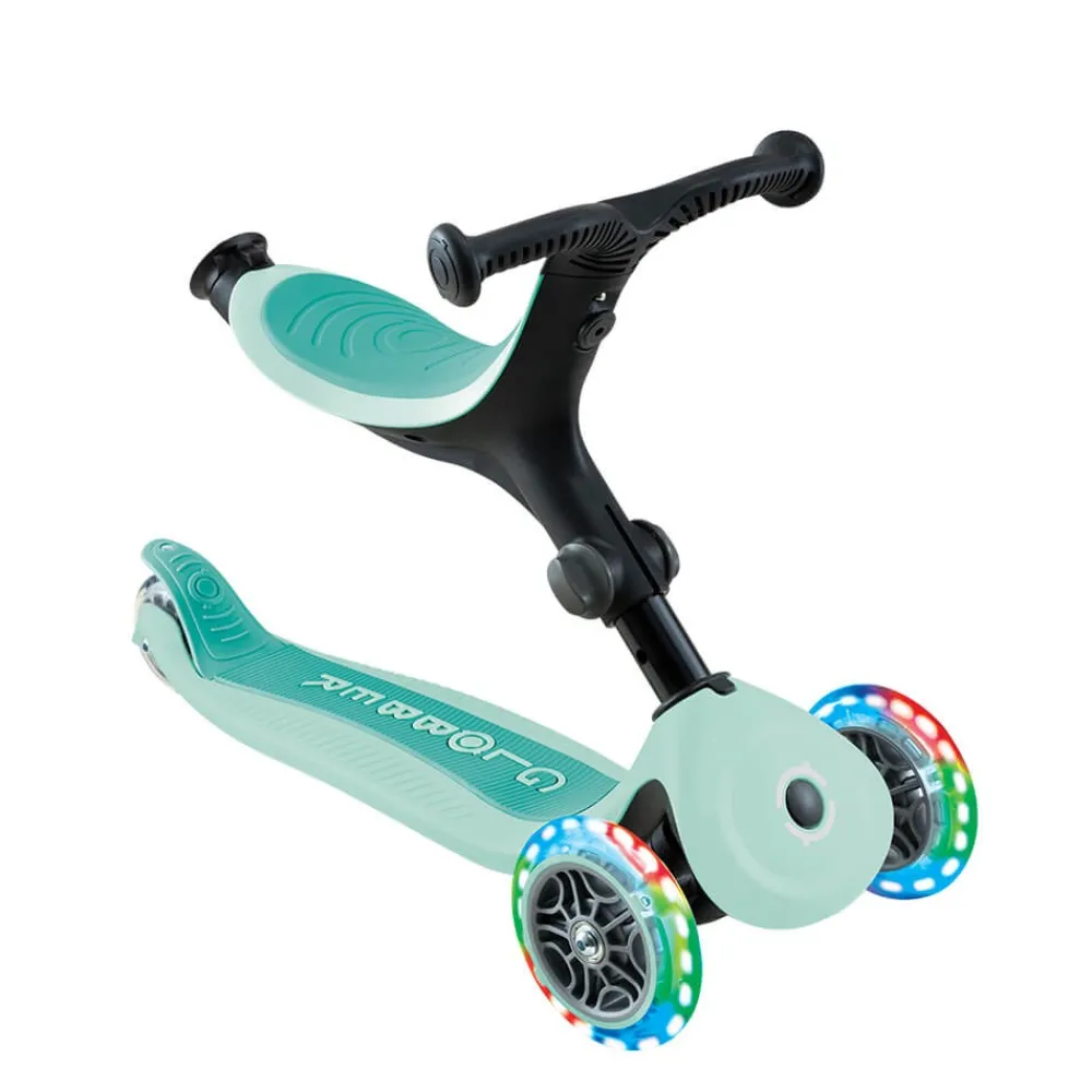 GLOBBER Patinete evolutivo de 3 ruedas con luz - Go Up Active Lights Mint