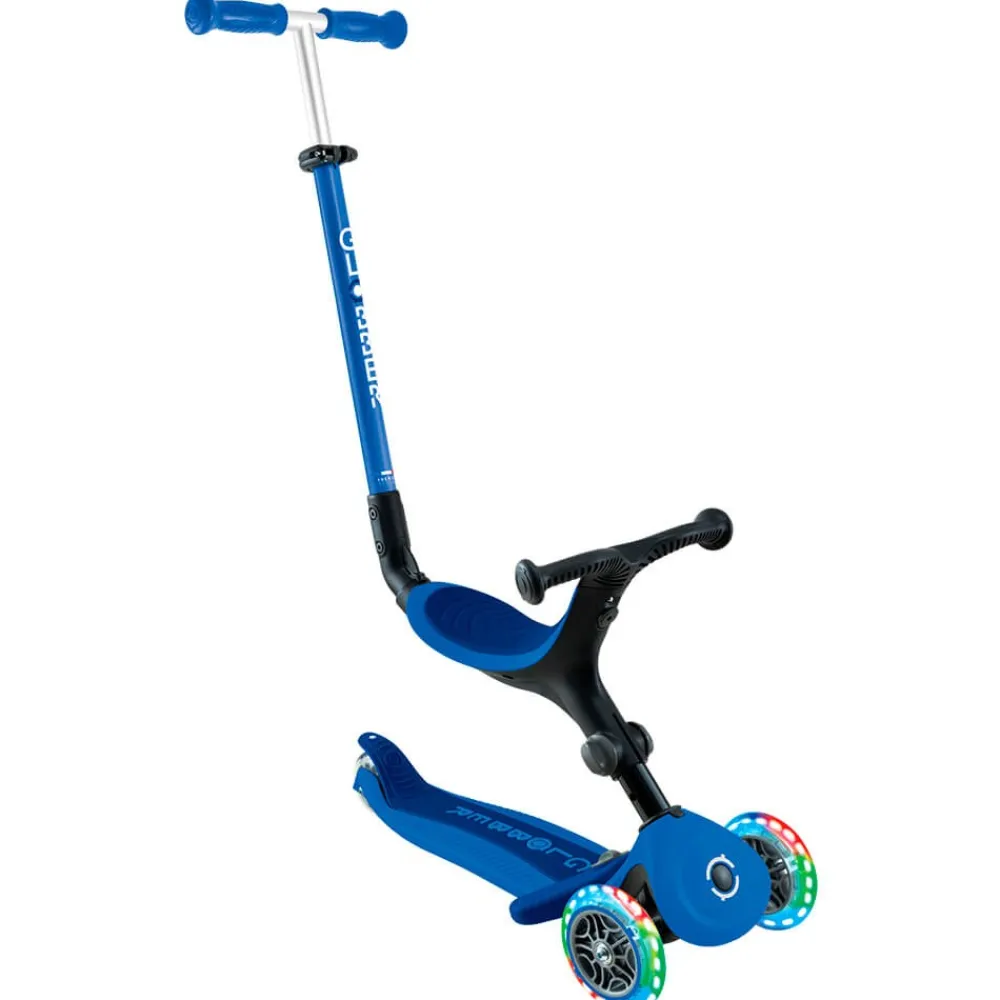 GLOBBER Patinete Go Up Active Luces - Navy Blue