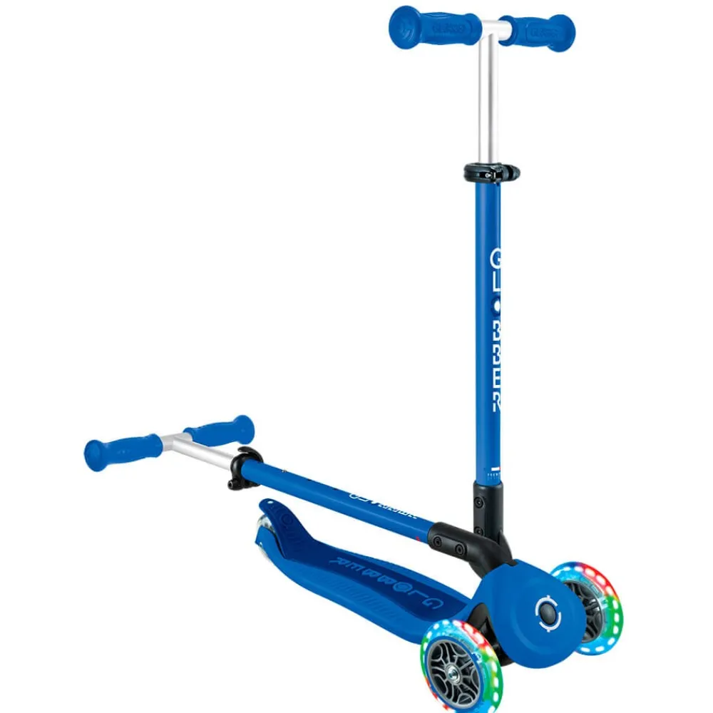GLOBBER Patinete Go Up Active Luces - Navy Blue