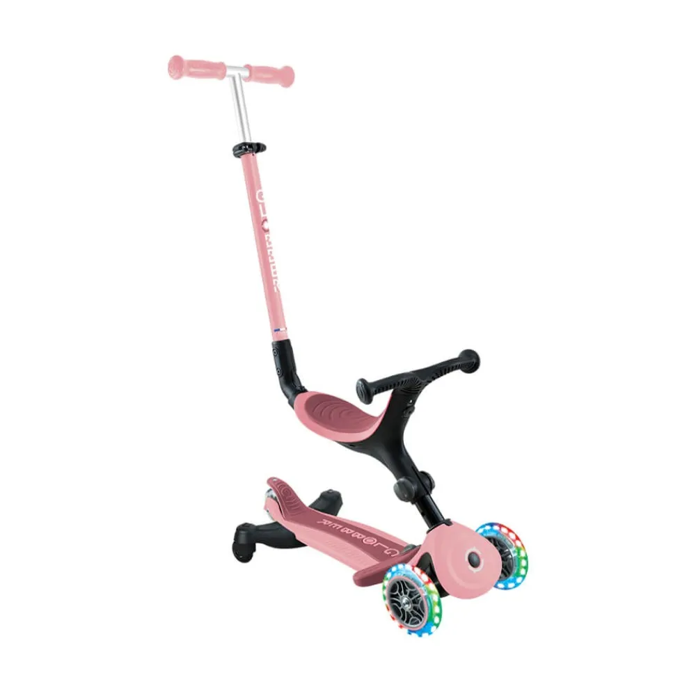 GLOBBER Patinete GO UP ACTIVE LUCES 360º - Pastel Pink