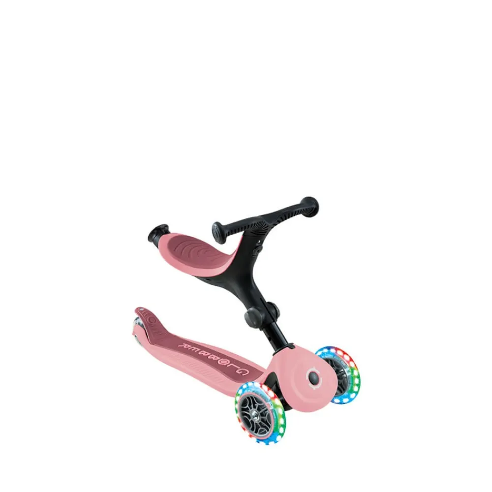 GLOBBER Patinete GO UP ACTIVE LUCES 360º - Pastel Pink