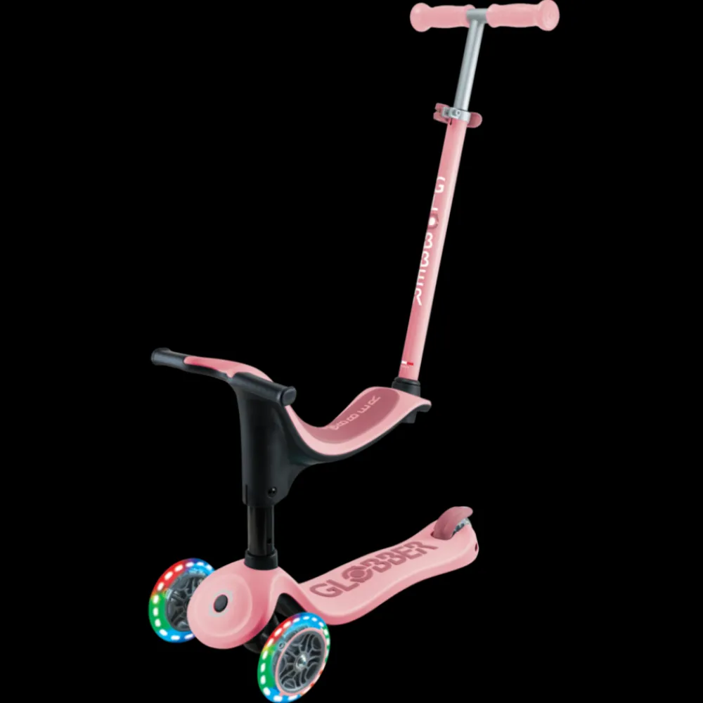 GLOBBER Patinete Go Up Sporty con luces Rosa Pastel