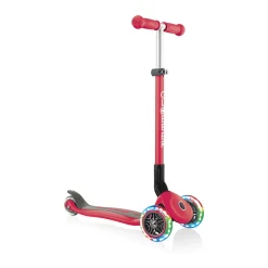 GLOBBER Patinete Primo Foldable Lights New Red