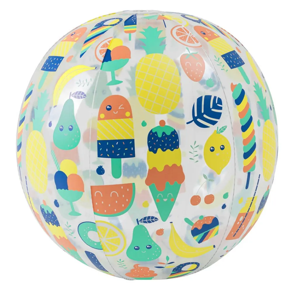 EUREKAKIDS Pelota de playa hinchable 60cm – Hello Summer