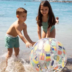 EUREKAKIDS Pelota de playa hinchable 60cm – Hello Summer