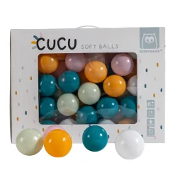 EUREKAKIDS Pelotas blandas para bebés – Set 75 unidades