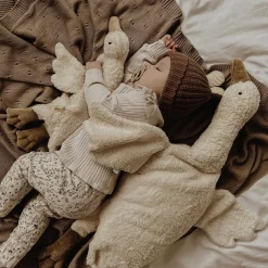 SENGER Peluche y almohada calentable – Ganso Pequeño