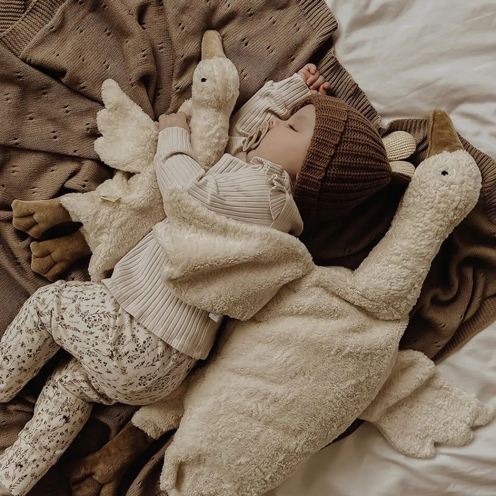 SENGER Peluche y almohada calentable – Ganso Pequeño