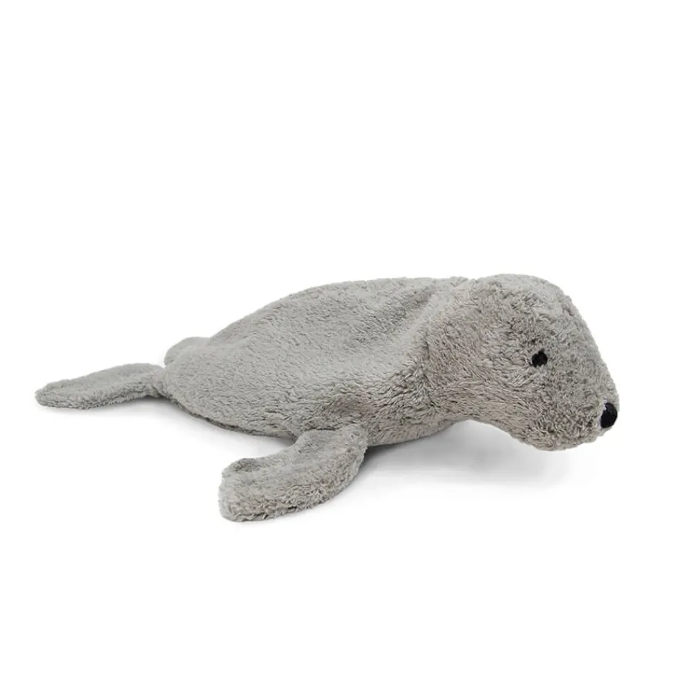 SENGER Peluche y almohada calentable – Foca Pequeña Gris