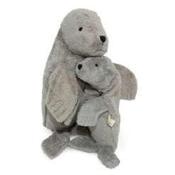 SENGER Peluche y almohada calentable – Foca Pequeña Gris